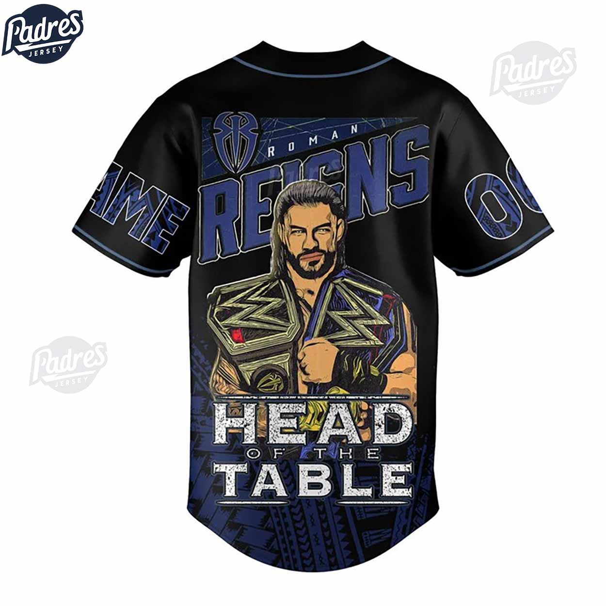 WWE Roman Reigns Baseball Jersey - Padres Jersey Oasis: Elevate Your Baseball Style Game