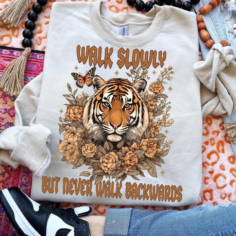 Walk Slowly, Never Walk Backwards DTF Transfers - THIS IS NOT A SHIRT Hoodie, Sweatshirt | HypeCrazeTee.com