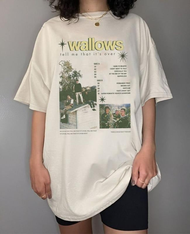 Wallows Tell Me That It's Over Tour Shirt, Wallows Band Shirt Hoodie, Sweatshirt | HypeCrazeTee.com