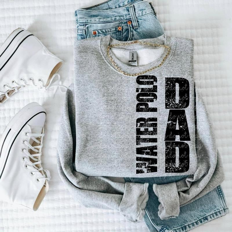Water Polo Dad DTF Transfers - THIS IS NOT A SHIRT Hoodie, Sweatshirt | HypeCrazeTee.com