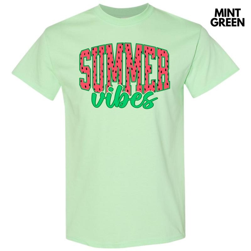 Watermelon Summer Vibes Gildan Short Sleeve T-Shirt 'NLB' Hoodie, Sweatshirt | HypeCrazeTee.com