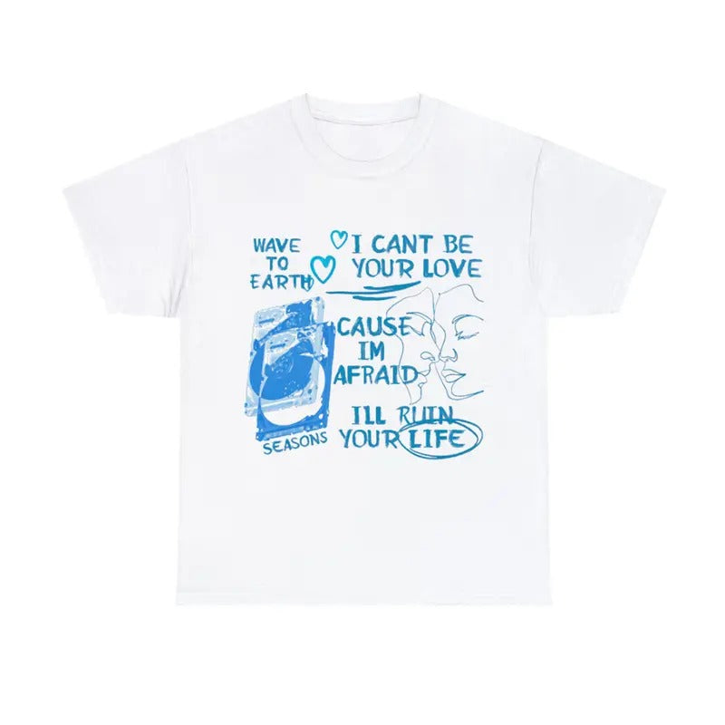 Wave to Earth Nature Lover T-Shirt Sustainable Ocean Graphic Tee Hoodie, Sweatshirt | HypeCrazeTee.com