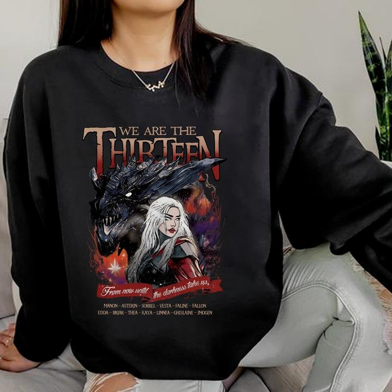 We Are Thirteen Throne Glass Fantasy Book Lovers Dragon Lover Shirt Bookish T-Shirts, Hoodie, Sweatshirt