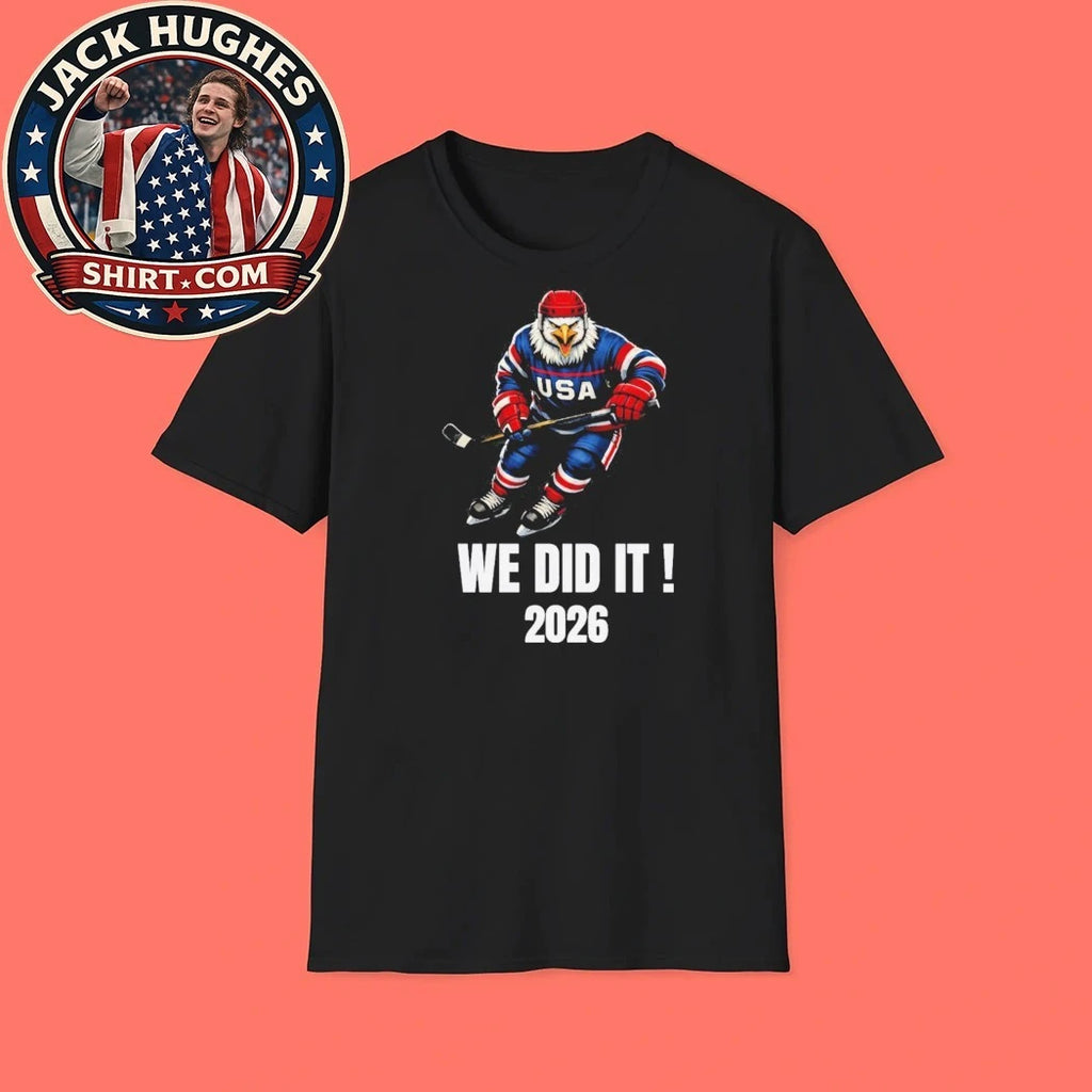 We Did It 2026 USA Hockey Trending Shirt