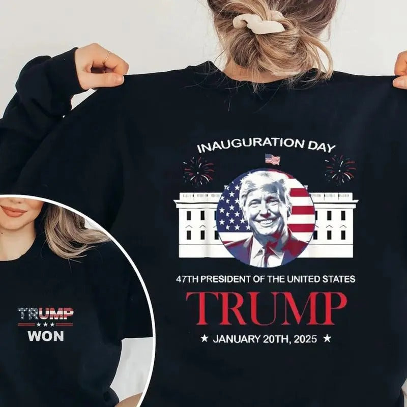 We Won Trump Shirt, 2024 Election Shirt, Trump Vance 45-47 MAGA, November 5th Voting Shirt Trump Support Outlaw Hillbilly...