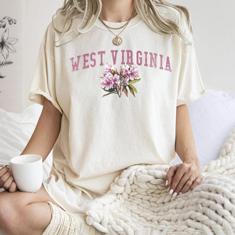 West Virginia State Comfort Colors Tshirt, Women's Hoodie, Sweatshirt | HypeCrazeTee.com