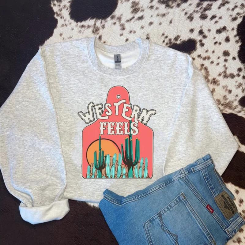 Westernn Feels Country Western Girl Clothes Western Outfits Western T-Shirts, Hoodie, Sweatshirt