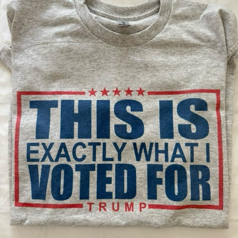 What I Voted Trump T-Shirts, Hoodie, Sweatshirt