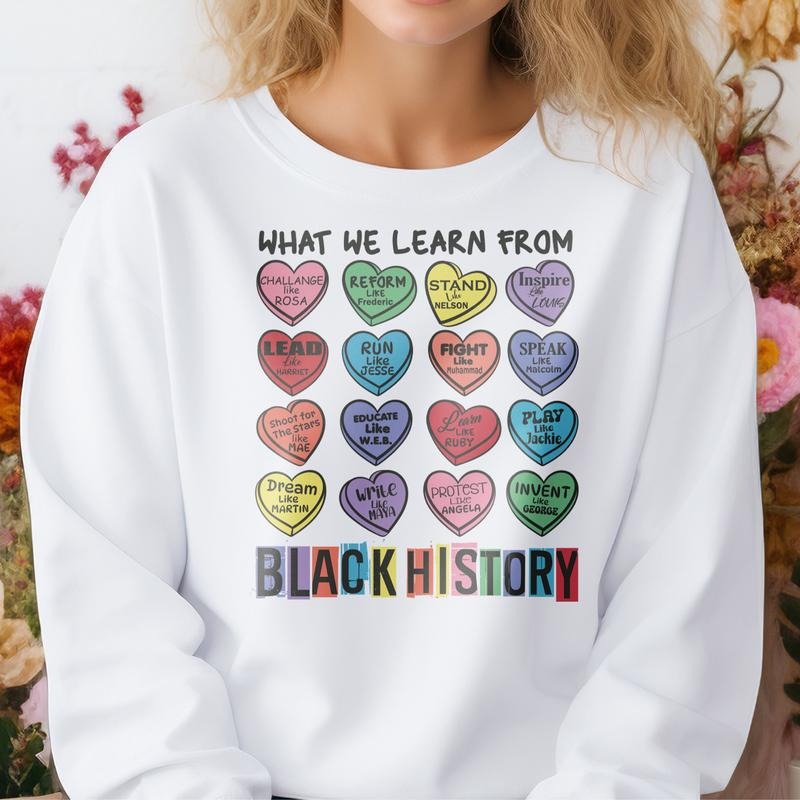 What We Learn From Black History Sweater, Black Lives Matters, Juneteenth, Melanin Freedom History Shirt Hoodie, Sweatshirt