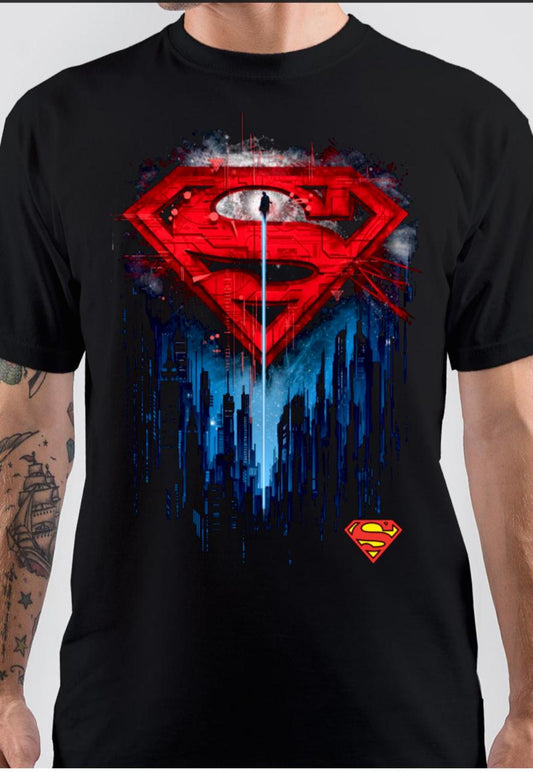 Superman Black T-Shirt