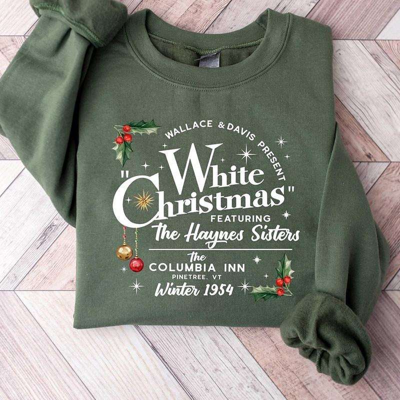 White Christmas Movie 1954 Crewneck Sweatshirt, Hoodie, T-shirt | HypeCrazeTee.com