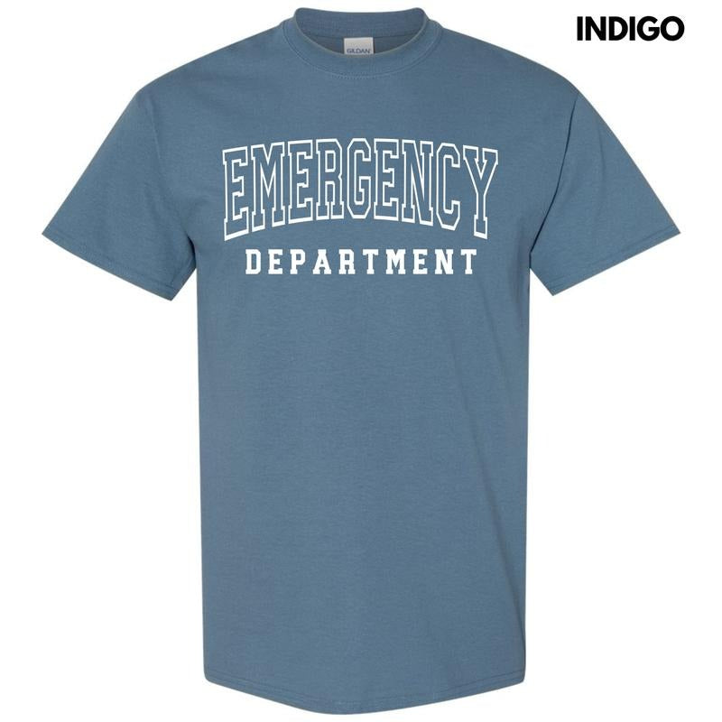 White Emergency Dept Gildan Short Sleeve T-Shirt 'NLB' Hoodie, Sweatshirt | HypeCrazeTee.com