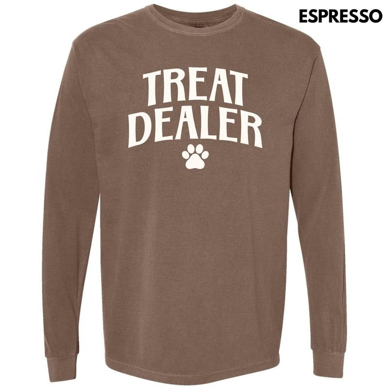 White Treat Dealer Long Sleeve Comfort Colors T-Shirt 'NLB' Hoodie, Sweatshirt | HypeCrazeTee.com