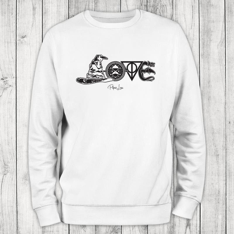 Potter Love Sweatshirt, Proudly Printed In The USA, Sweatshirt Gray / White, #sassy #cute #sarcasm T-Shirts, Hoodie