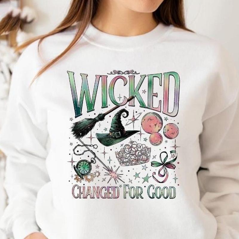 Wicked Changed for Good Sweatshirt, Wicked Fan Gift Sweatshirt, Defy Gravity Sweatshirt, Wizard of Oz Sweatshirt,...
