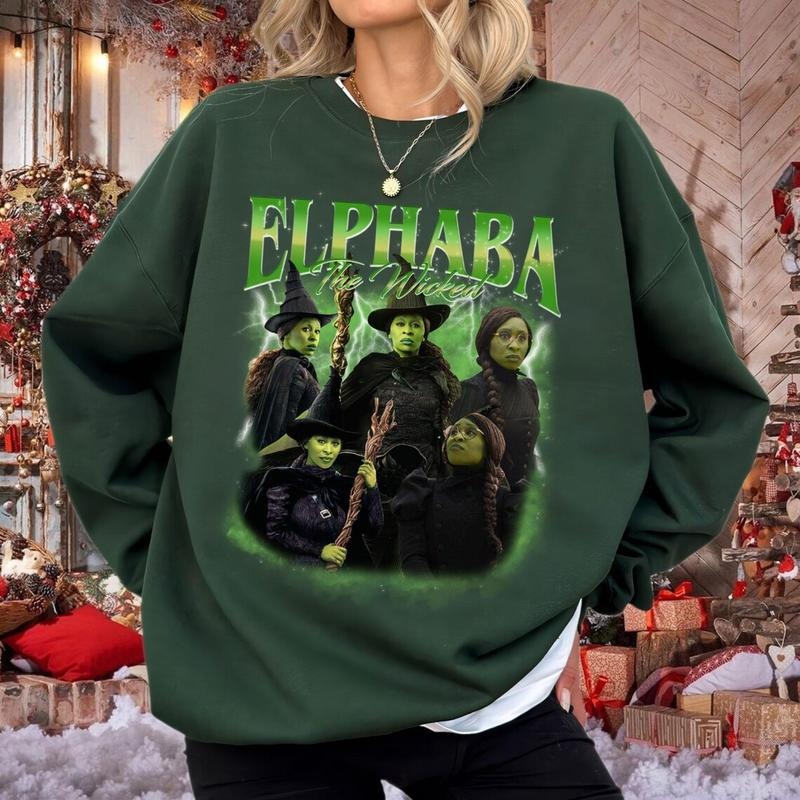 Wicked Elphaba Changed for Good Celebrate Wizard of Oz with Wicked Sweatshirt, Wicked The Musical Movies T-Shirts, Hoodie