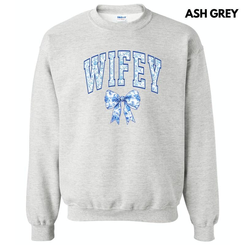 Wifey Ginger Jar Florals Sweatshirt 'NLB' T-Shirts, Hoodie | HypeCrazeTee.com
