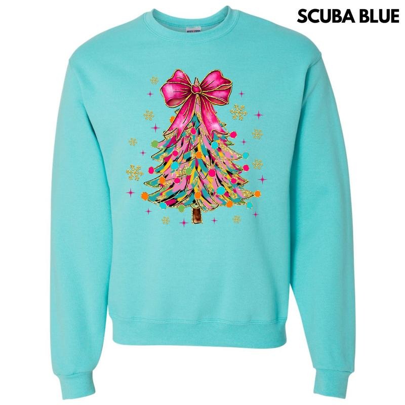 Wild Colors Christmas Tree Sweatshirt 'NLB' T-Shirts, Hoodie | HypeCrazeTee.com