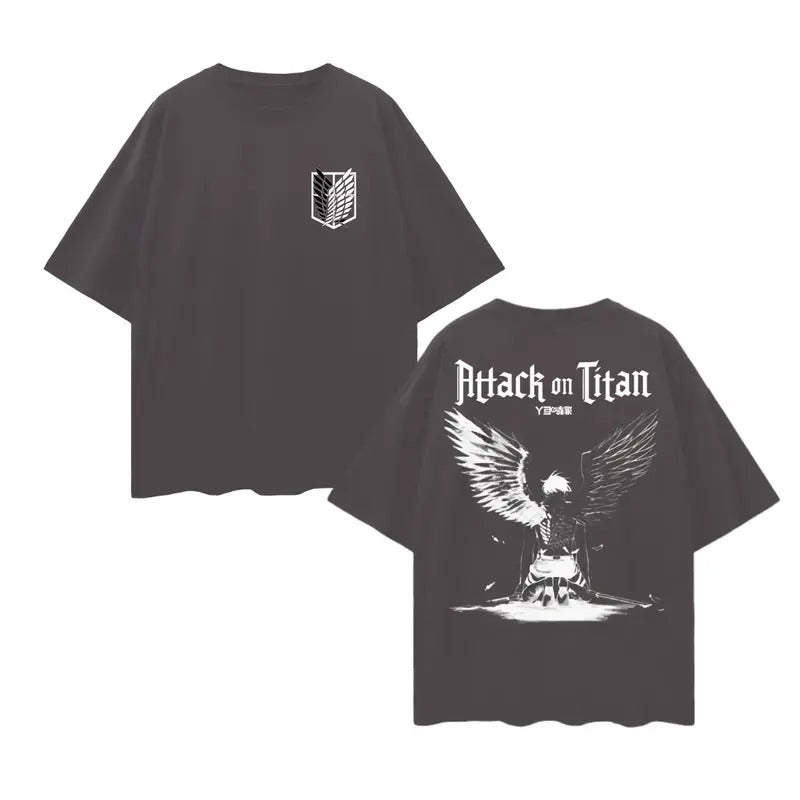 Wings of Freedom Streetwear Shirt | Attack On Titan Hooded Sweatshirt | AOT Anime Graphic Design Top Comfortable Unisex...