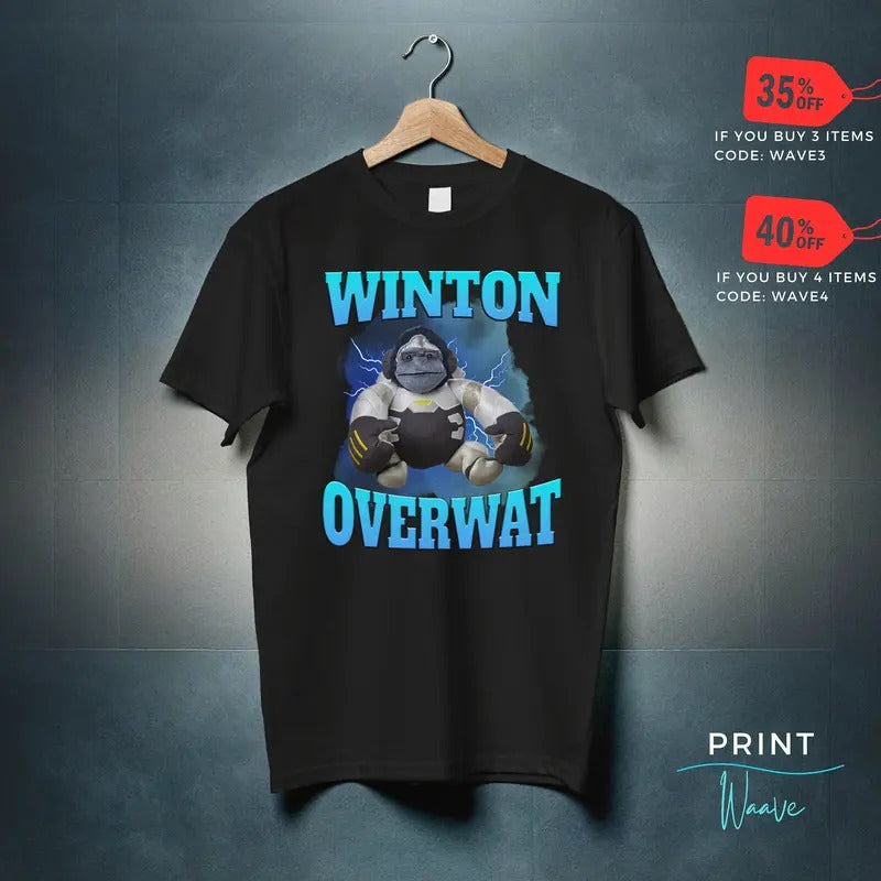 Winton Overwat Meme Funny Gaming Shirt Hoodie, Sweatshirt | HypeCrazeTee.com