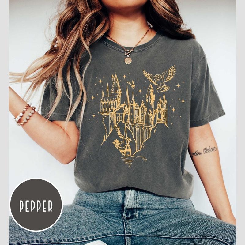 Wizard Castle Shirt, Wizard School Shirt, Magical Castle Shirt, Wizard Castle Shirt, Magic Shirt, Magic Lover T-Shirt...