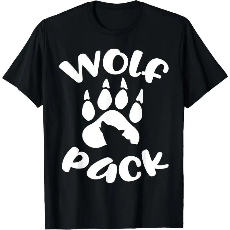 Wolf Pack Wolf Family Matching T-Shirt Made in USA Hoodie, Sweatshirt | HypeCrazeTee.com