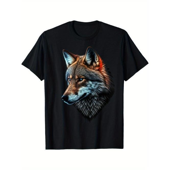 Wolf Portrait Blue eyes animal print Art Wolf T-shirt, street Made in USA Hoodie, Sweatshirt | HypeCrazeTee.com
