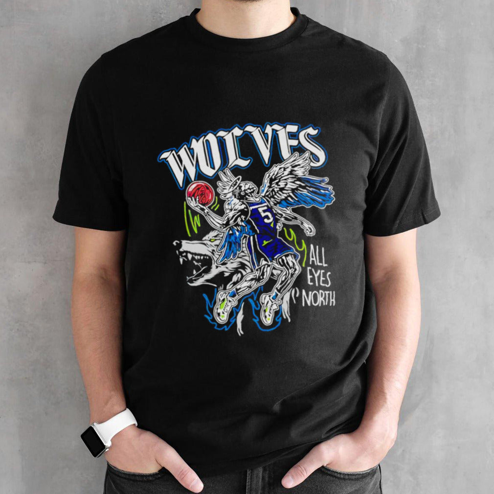 Wolves Skeleton all eyes North shirt