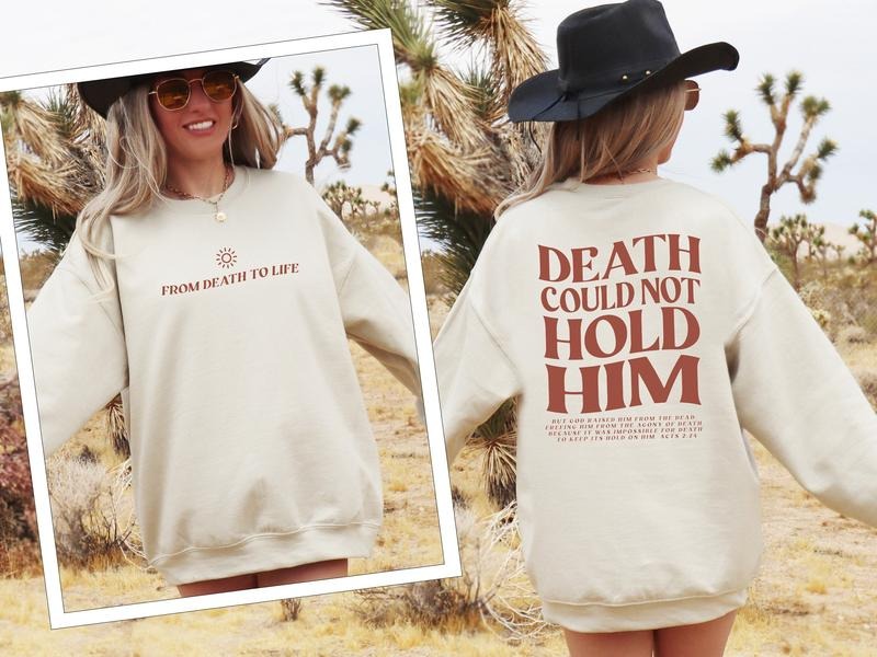 Women Bible Verse Sweatshirt, Christian Women Crewneck, Retro Religious Shirt, Bible Verse Shirt, Boho Jesus  T-shirt,...