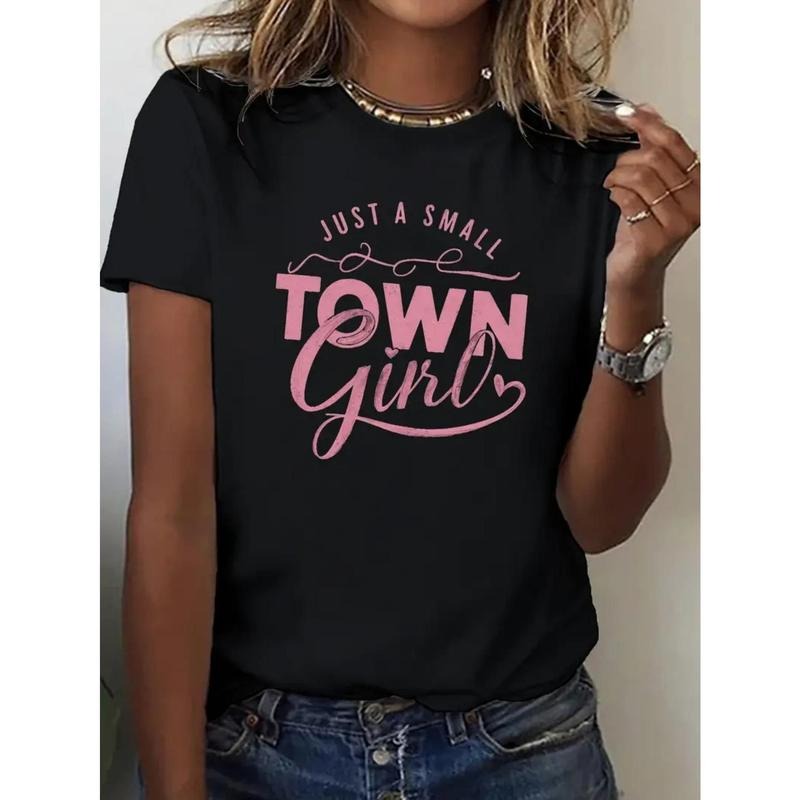Women's 100% Round Neck Short-Sleeve T-Shirt Lightweight & Breathable, Relaxed Fit, Machine Washable, Perfect for Spring...