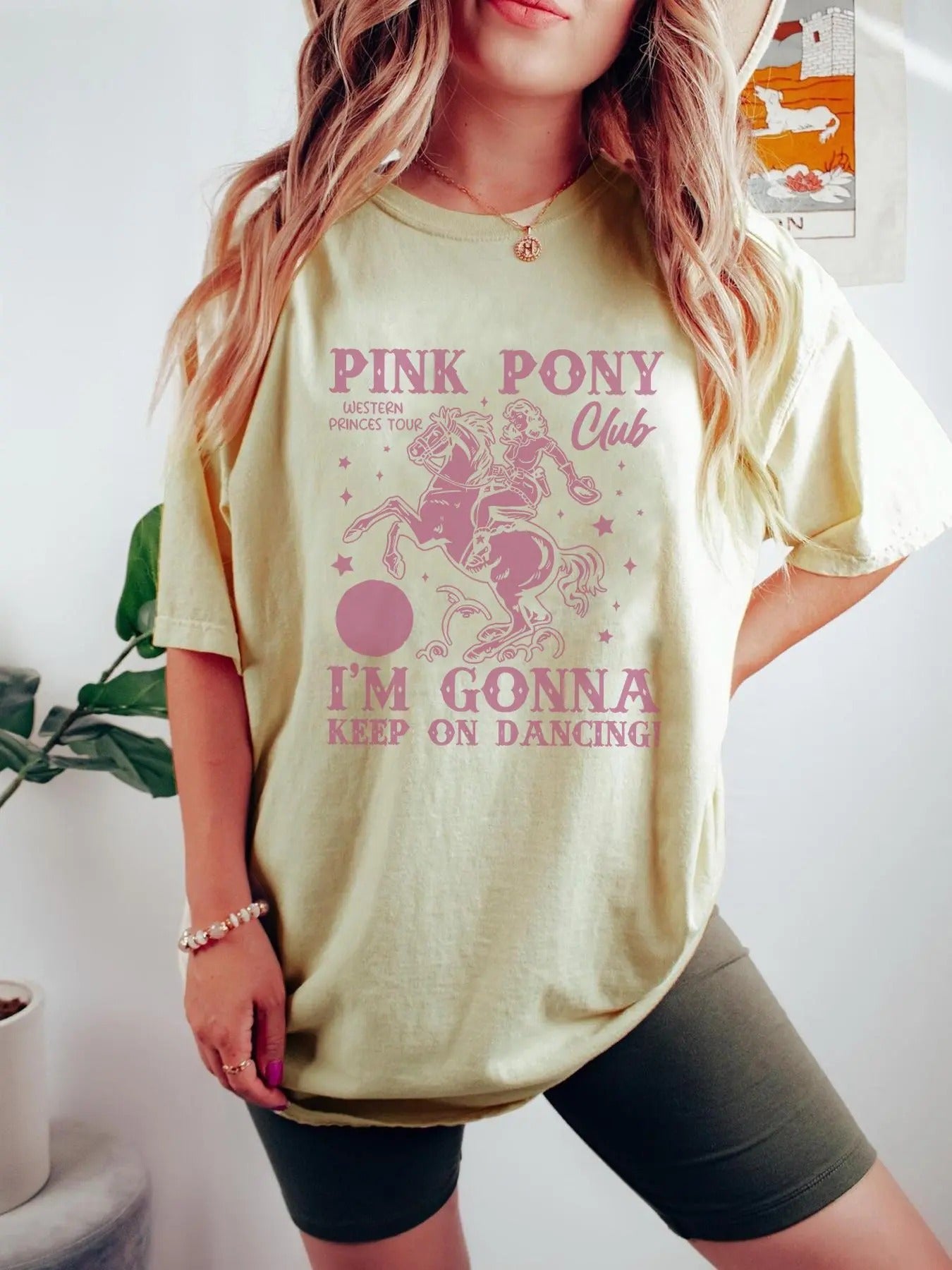 Cartoon & Letter Print Round Neck Casual Short Sleeve Summer Top Daily T-Shirts, Hoodie, Sweatshirt