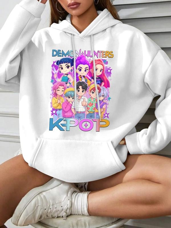 Women's Casual Fitted Round Neck Long Sleeve Sweatshirt, Thick Fabric Winter Wear, Stars Letter Pattern Design style 02...