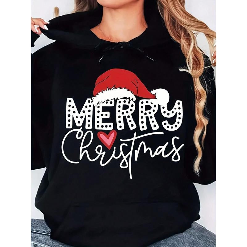 Women's Christmas Graphic Print Sweatshirt - Christmas Print T-Shirts, Hoodie | HypeCrazeTee.com