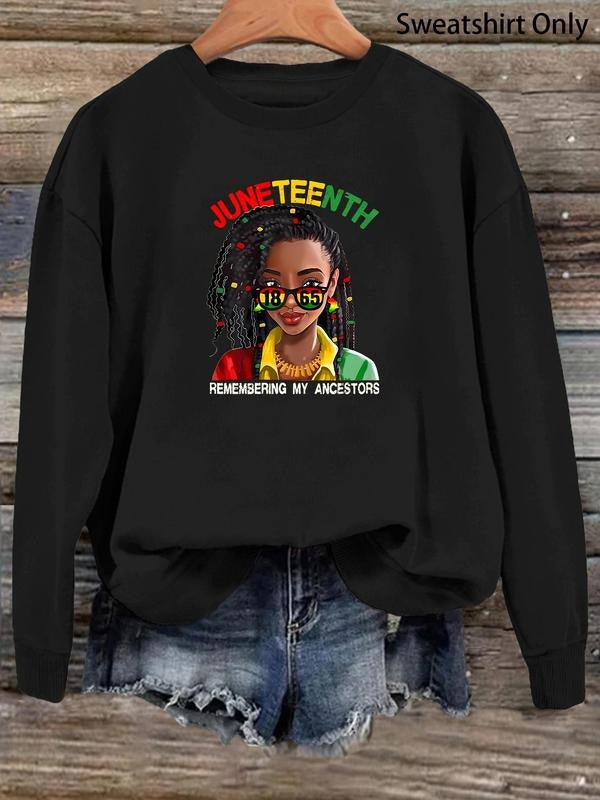 Women's Figure & Letter Print Drop Shoulder Sweatshirt, Casual Long Sleeve Crew Neck Pullover, Ladies Fall & Winter...