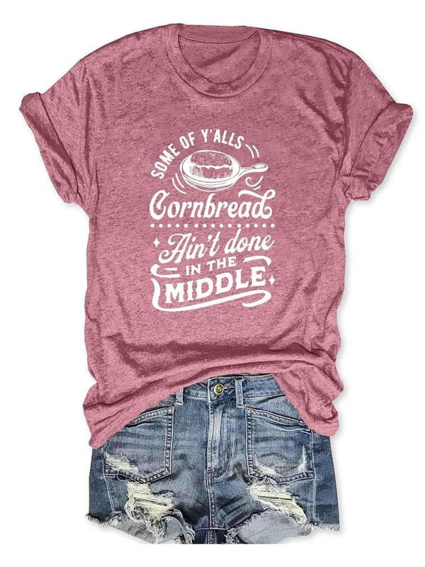 Women's Letter & Food Print Round Neck Tee, Trendy Casual Short Sleeve Crew Neck T-shirt for Daily Wear, Ladies Clothes...