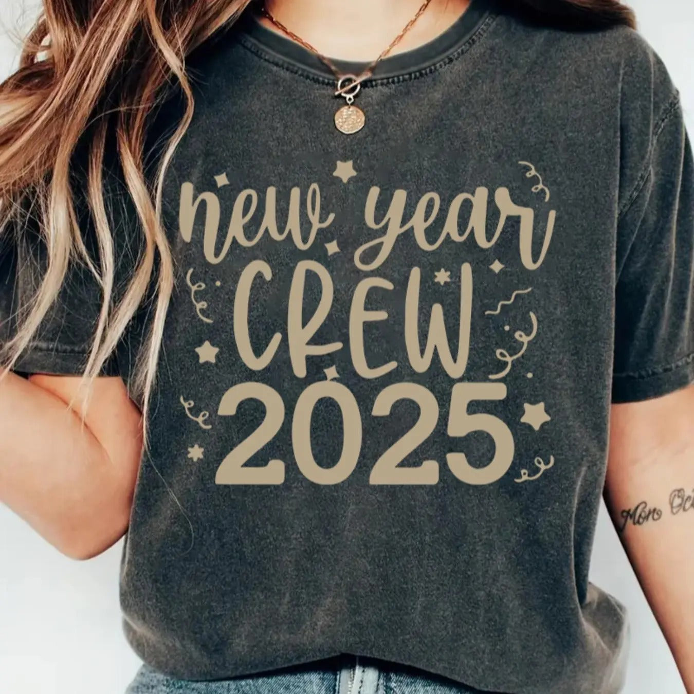 Women's Letter & Number Print Round Neck Tee, Casual Drop Shoulder Short Sleeve T-shirt for Daily Wear, Ladies Clothes...