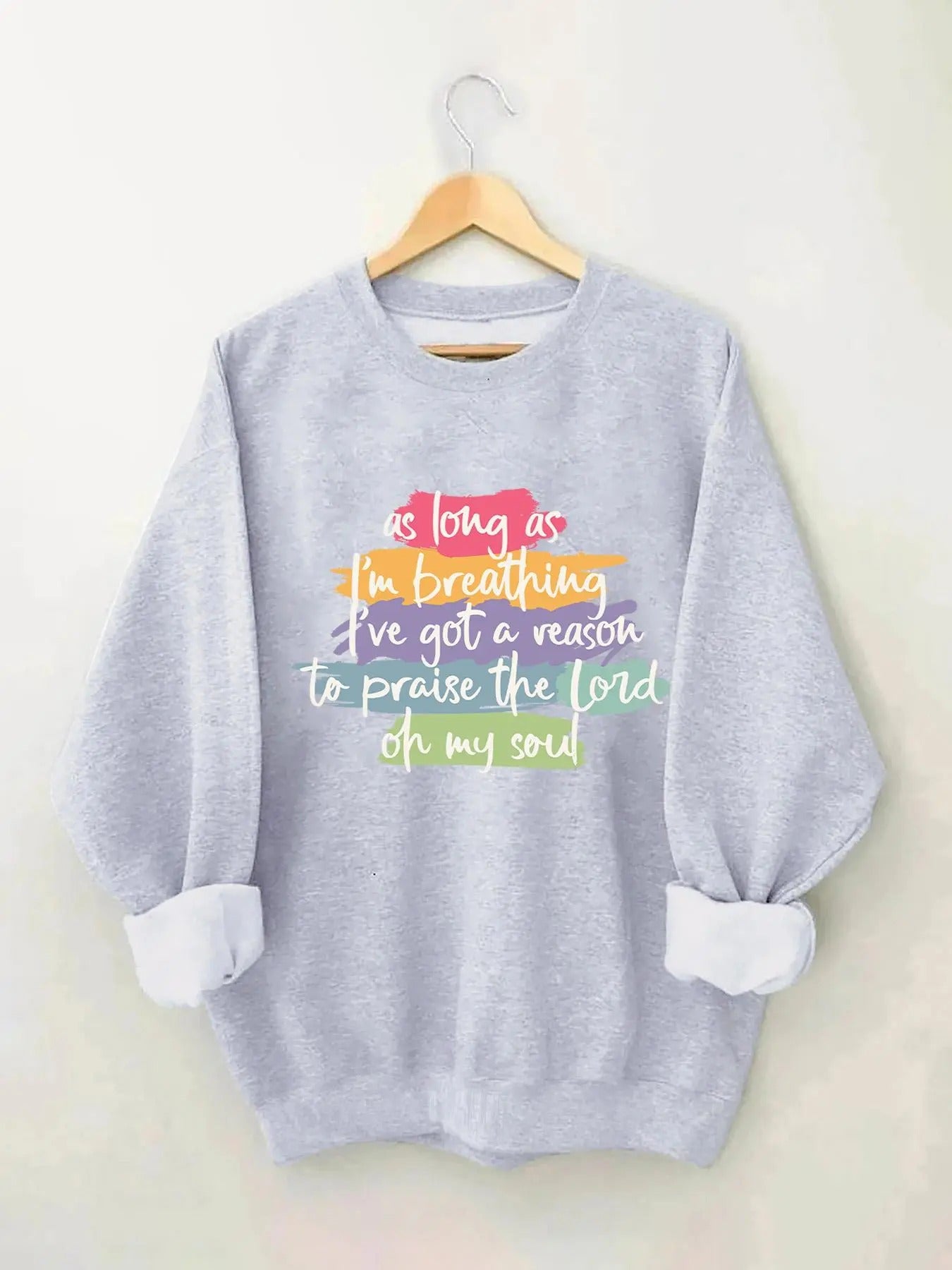 Women's Letter Graphic Print Crew Neck Sweatshirt, Casual Drop Shoulder Long Sleeve Pullover, Women's Fall & Winter...