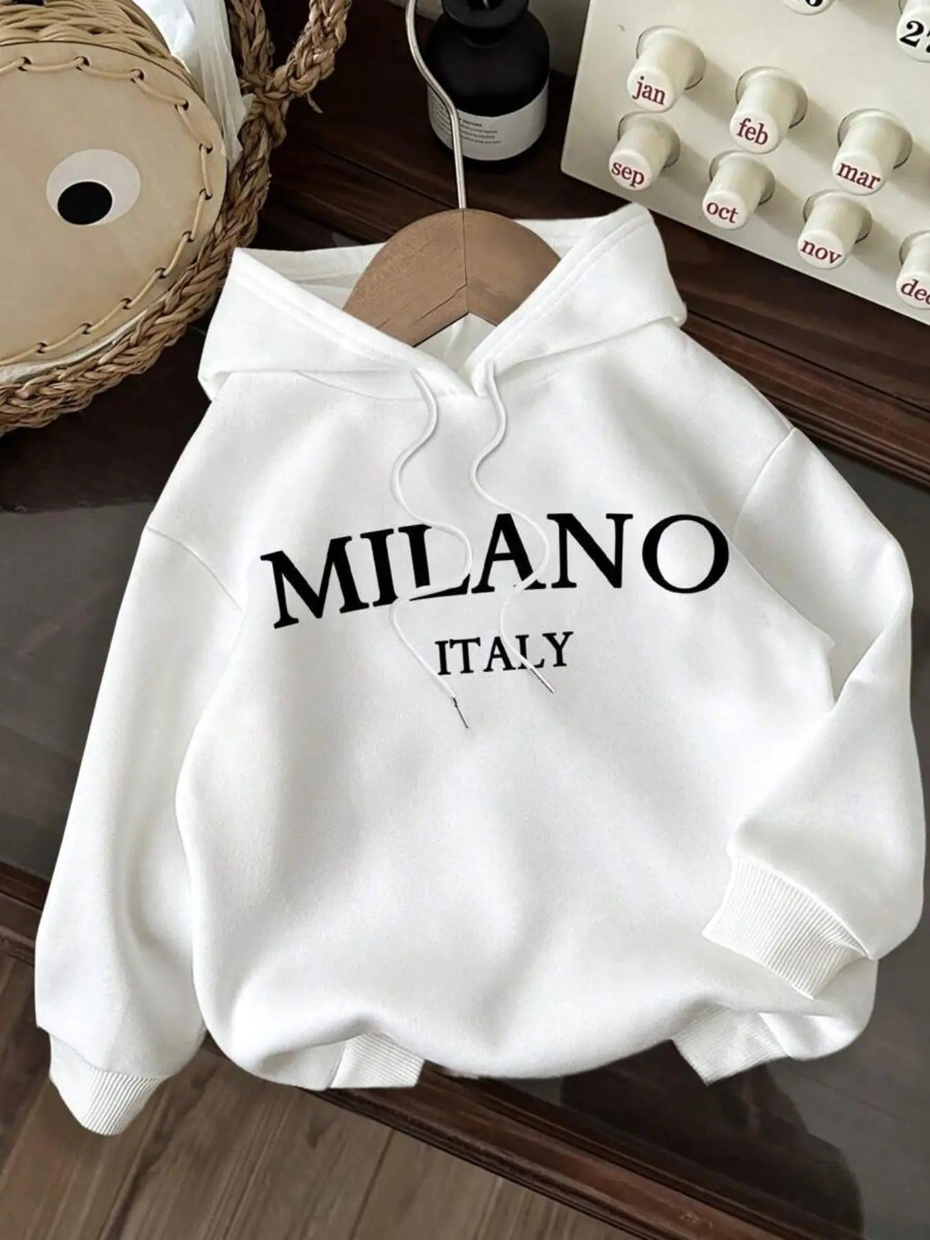 Women's Letter Print Drawstring Pocket Hoodie, Fashion Casual Hooded Sweatshirt for Daily Holiday Outdoor Wear, Women...