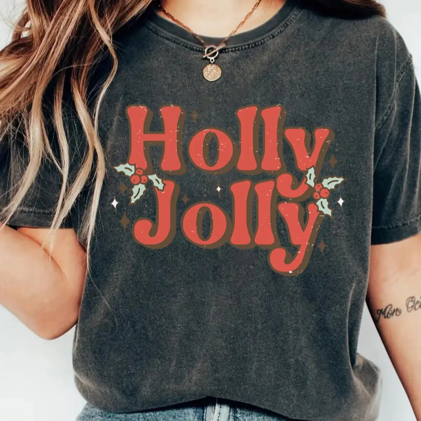 Women's Letter Print Drop Shoulder Tee, Casual Long Sleeve Round Neck T-shirt for All Seasons, Women's Top for Daily Wear...