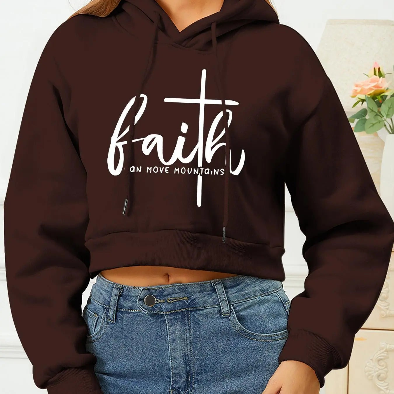 Women's Letter Print Hoodie, Casual Long Sleeve Hooded Sweatshirt for Fall & Winter, Women's Clothes for Daily Wear style...