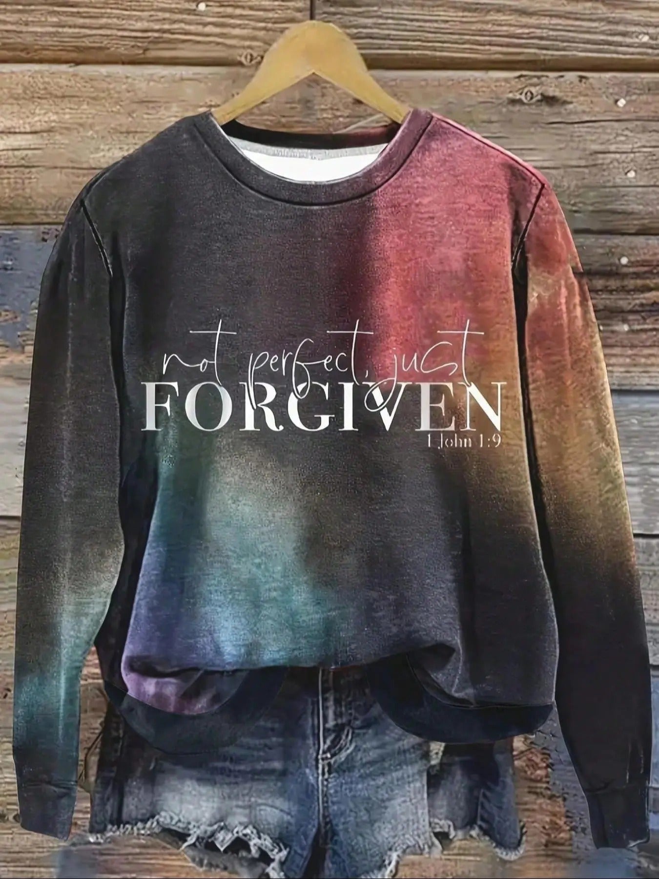 Women's Letter Print Round Neck Pullover, Fashion Casual Crew Neck Sweatshirt for Daily Holiday Outdoor Wear, Ladies...