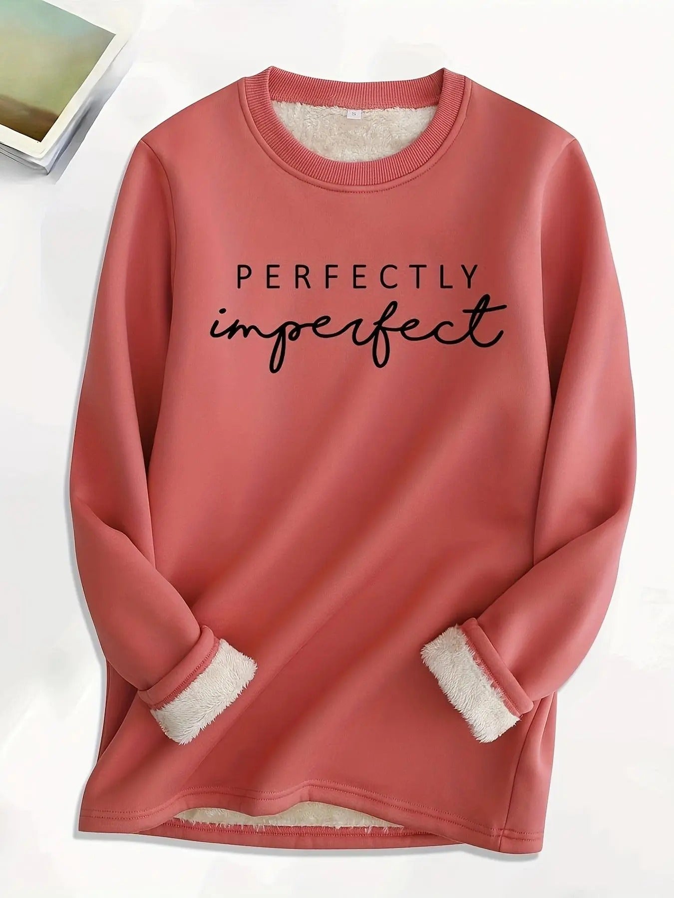 Women's Letter Print Round Neck Sweatshirt, Casual Long-Sleeve Crew Neck Pullover For Fall & Winter, Women's Clothes For...