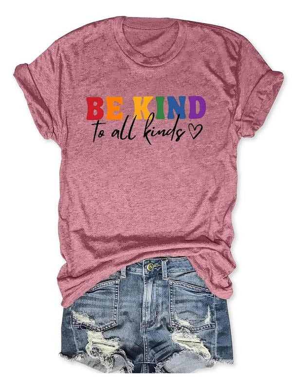 Women's Letter Print Round Neck Tee, Casual Short Sleeve Crew Neck T-Shirt for Daily Wear, Ladies Clothes for All Seasons...