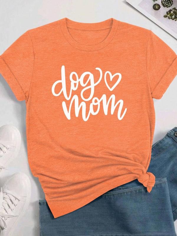 Letter Print Round Neck Casual Short Sleeve Crew Neck Daily Clothes All Seasonsstyle{N002}3 T-Shirts, Hoodie, Sweatshirt