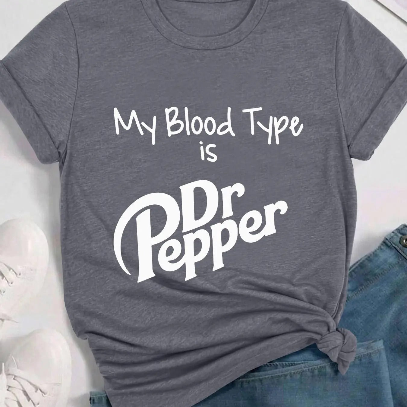 Letter Print Round Neck Casual Short Sleeve Crew Neck Summer Casual Top Daily T-Shirts, Hoodie, Sweatshirt