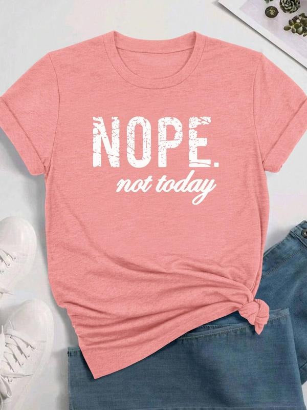 Letter Print Round Neck Casual Crew Neck Daily Vacation Outdoor Clothes All Seasonsstyle{N002}2 T-Shirts, Hoodie, Sweatshirt