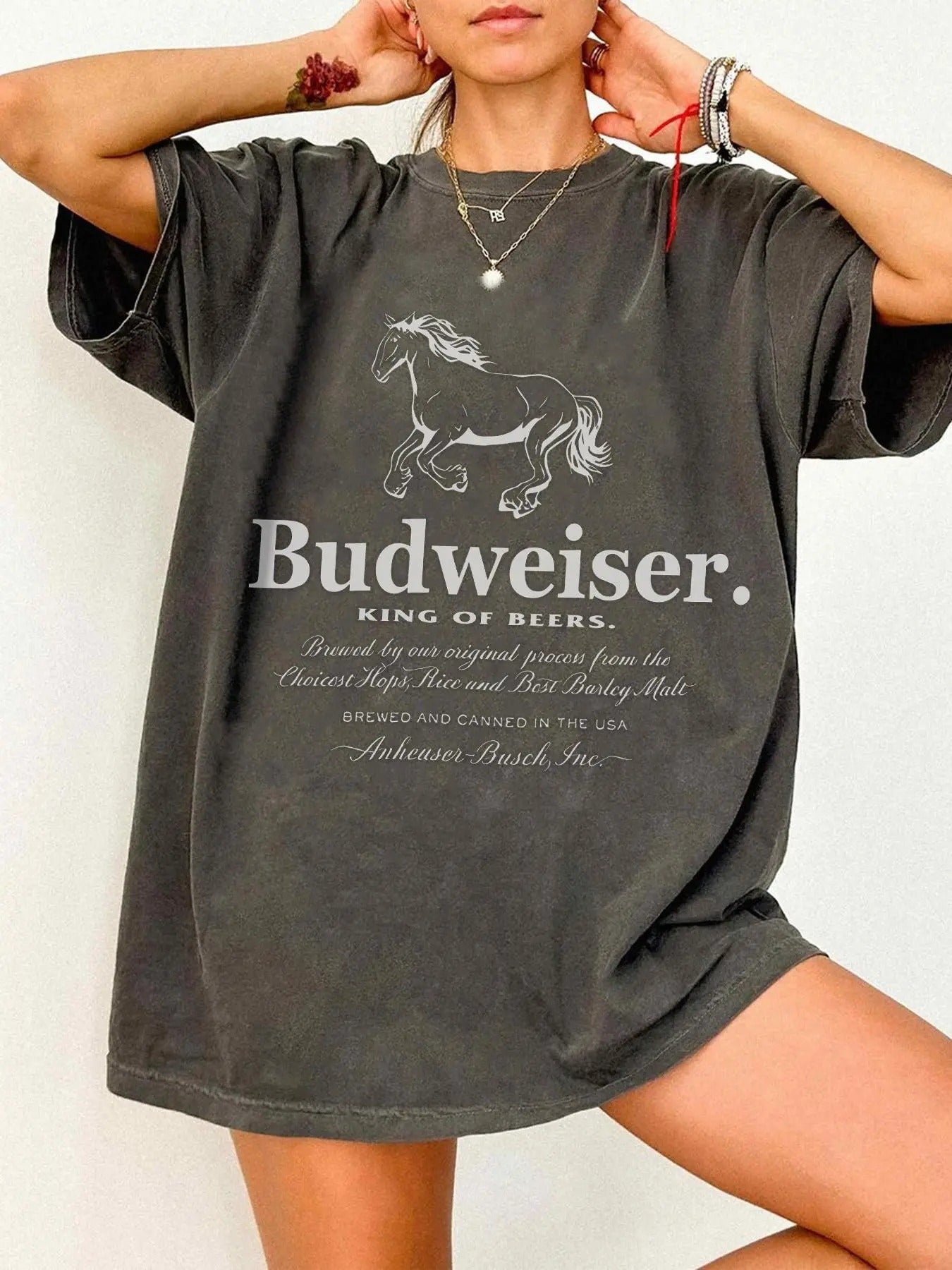 Women's Letter Print Round Neck Tee, Fashion Casual Crew Neck T-shirt for Daily Holiday Vacation Outdoor Wear, Ladies...