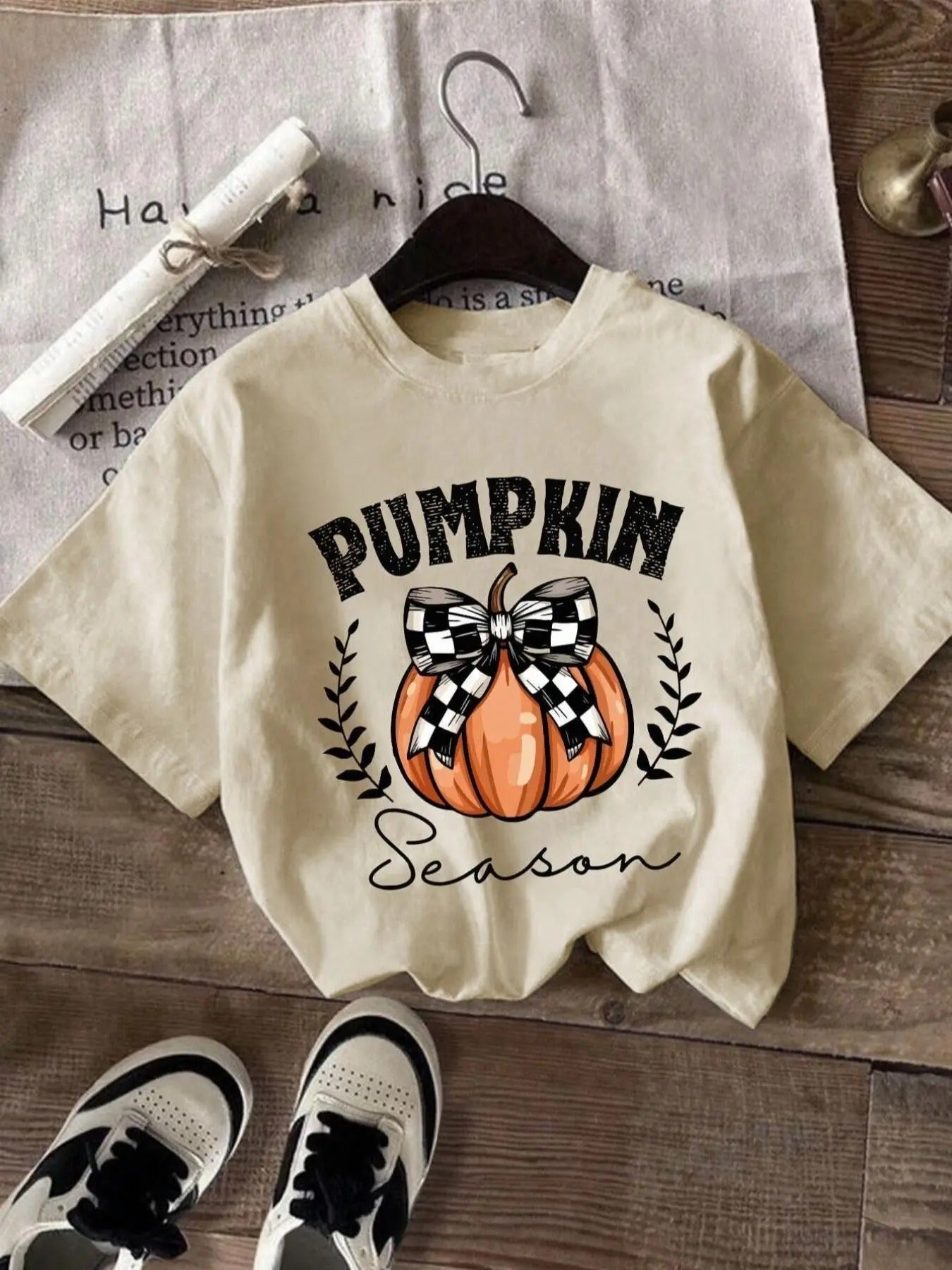 Women's Pumpkin Print Round Neck Tee, Halloween Fashion Casual Crew Neck T-shirt for Daily Holiday Vacation Outdoor Wear,...