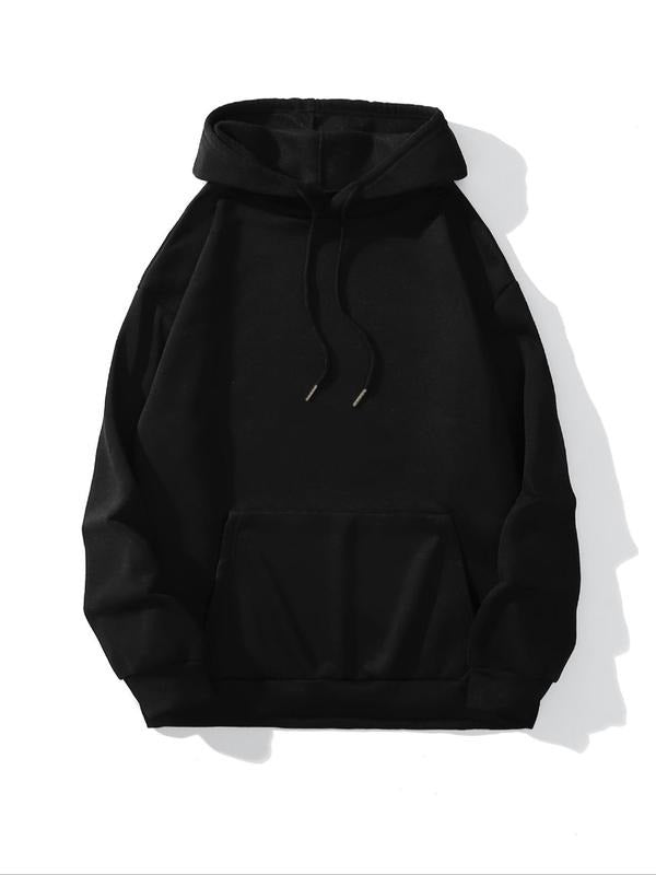 Women's Slogan Print Drop Shoulder Hoodie, Fashion Casual Drawstring Pocket Hooded Sweatshirt for Daily Holiday Outdoor...