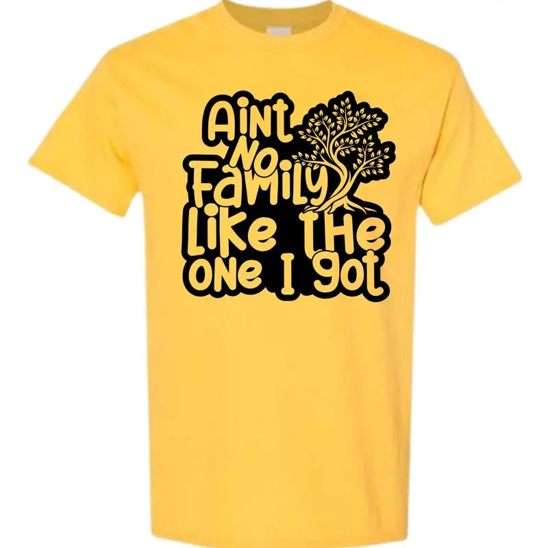 Women's Unisex Size Ain't No Family Like The One I Got T Shirt